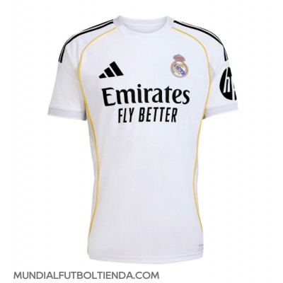 Camiseta Real Madrid Aurelien Tchouameni #14 Primera Equipación Replica 2025-26 mangas cortas Camiseta Real Madrid Aurelien Tchouameni #14 Primera Equipación Replica 2025-26 mangas cortas